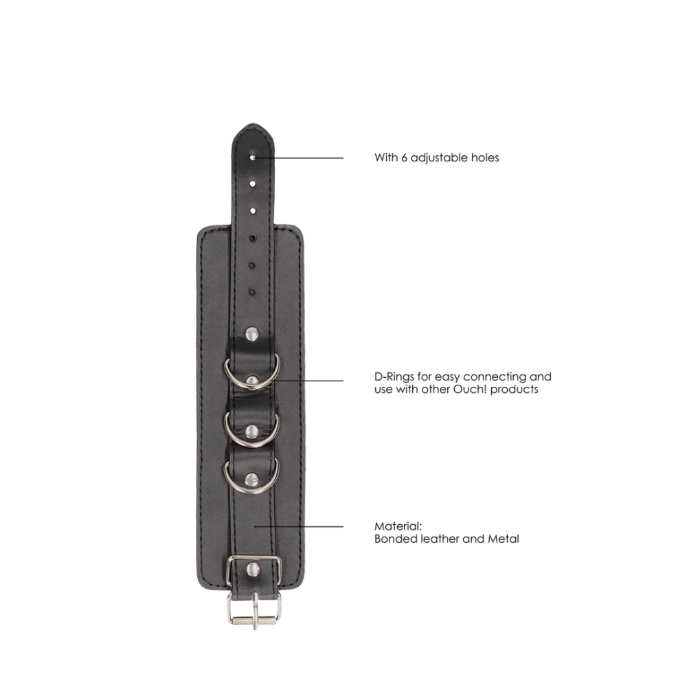 Bonded Leather Hand or Ankle Cuffs