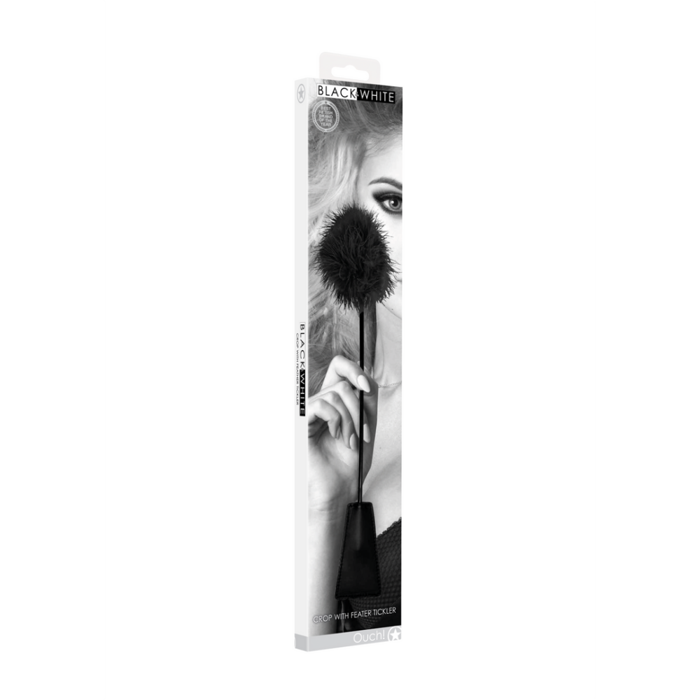 Crop with Tickle Feather