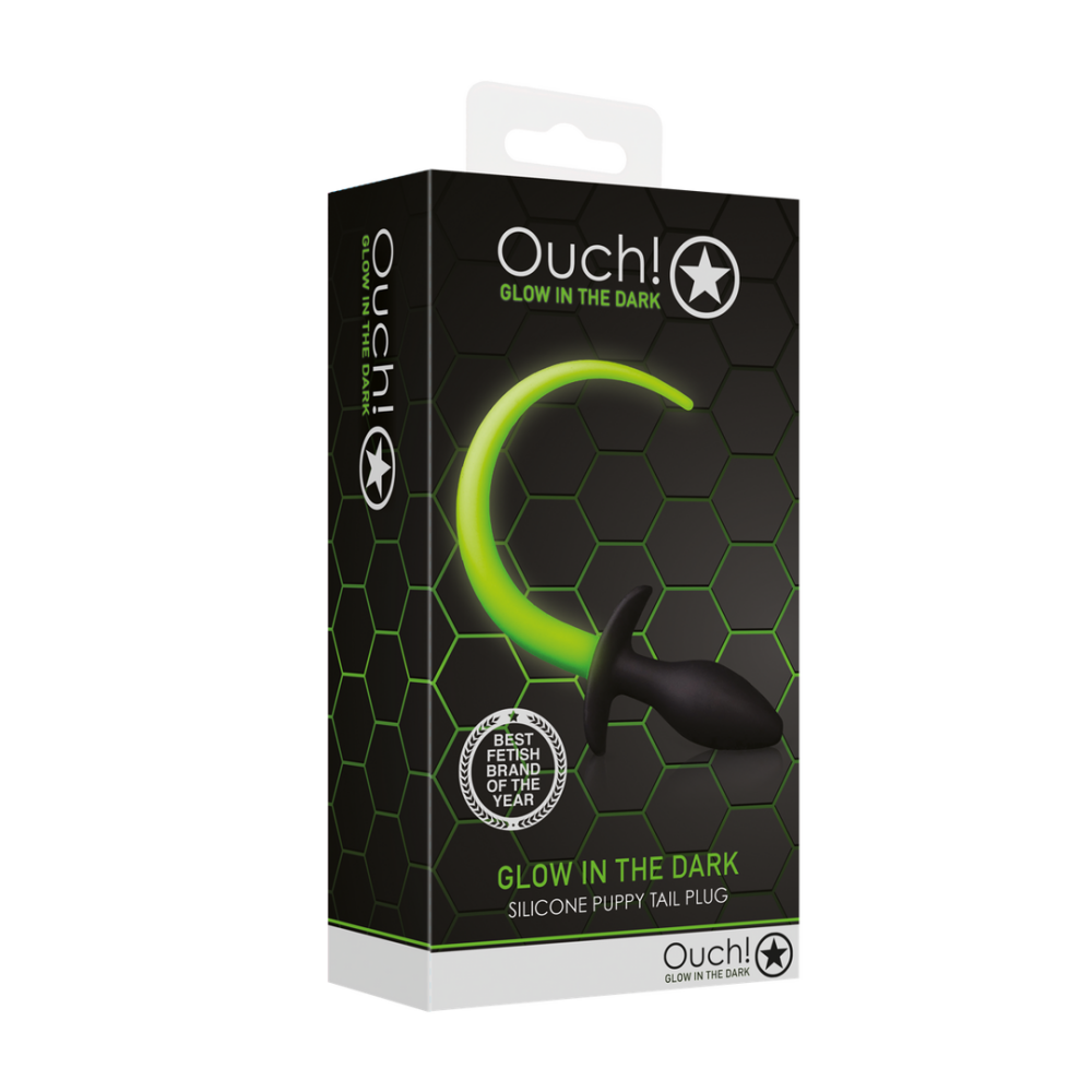 Puppy Tail Plug - Glow in the Dark