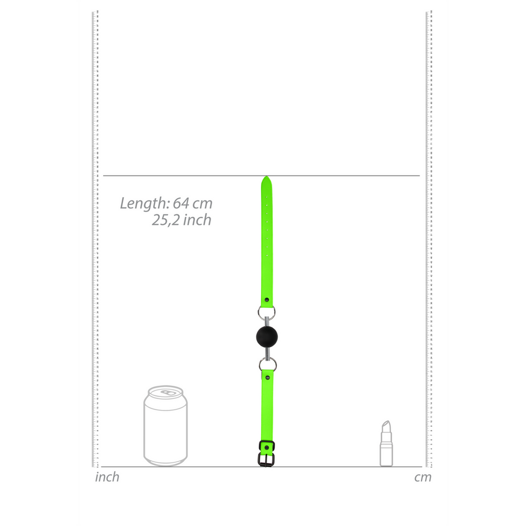 Solid Ball Gag - Glow in the Dark