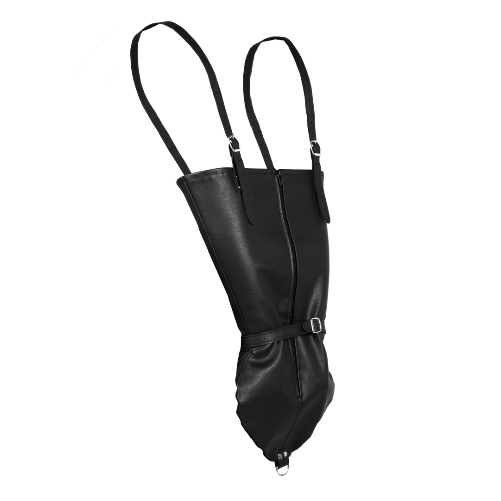 Zip-up Full Sleeve Arm Restraint - Black