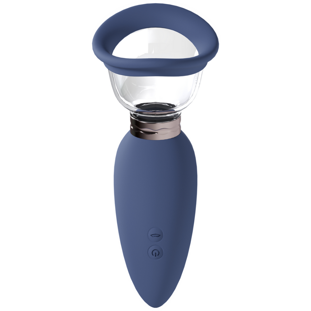 Arousing - Rechargeable Vulva and Breast Pump - Blue