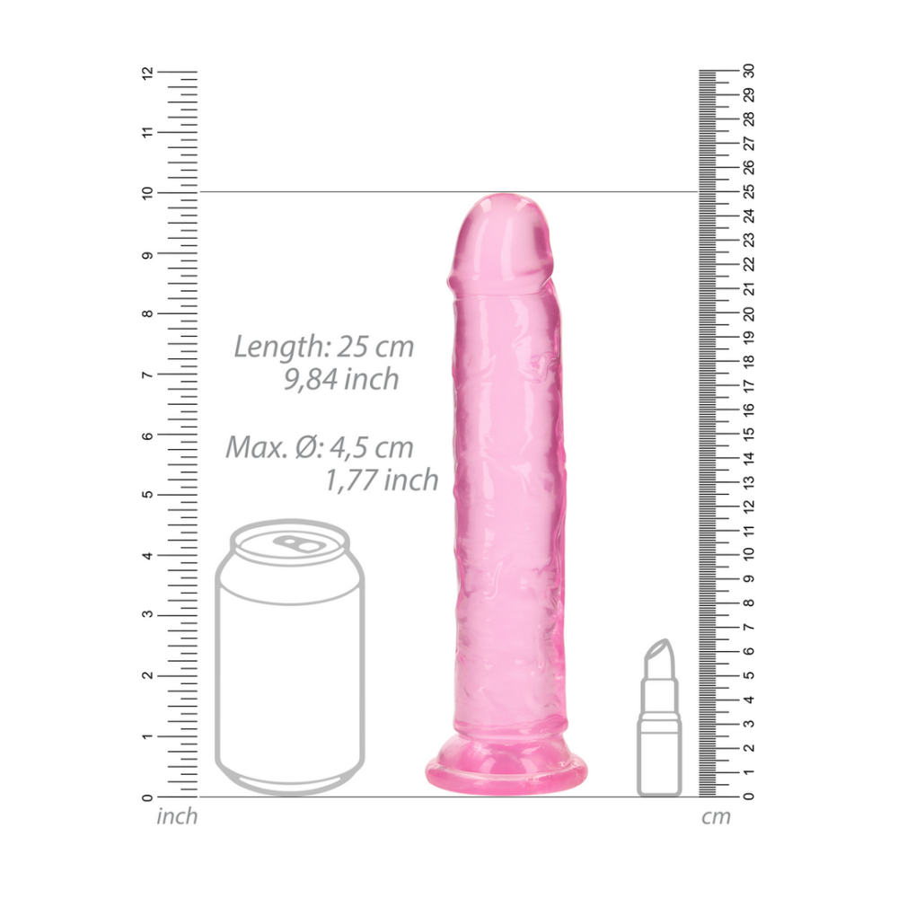 Straight Realistic Dildo with Suction Cup - 9'' / 23