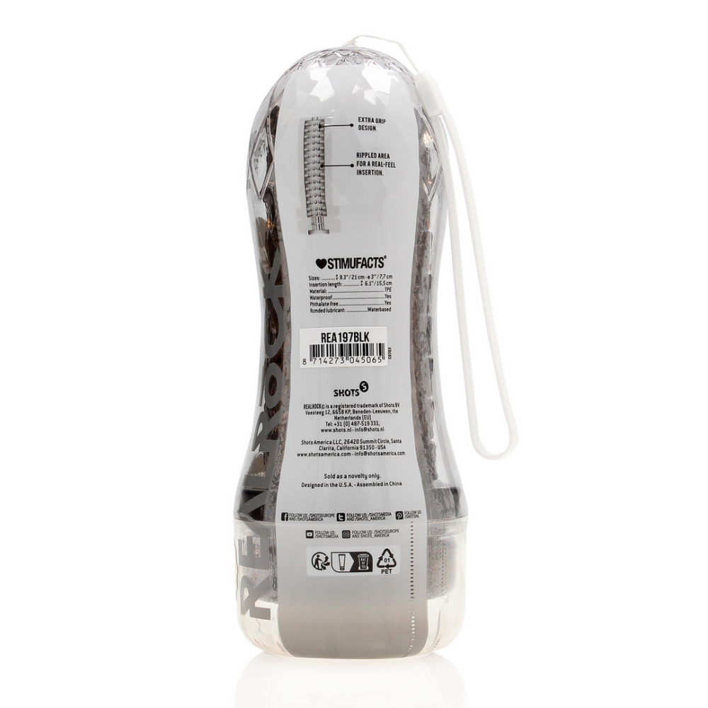 Easy Rider - Textured Masturbator - Black